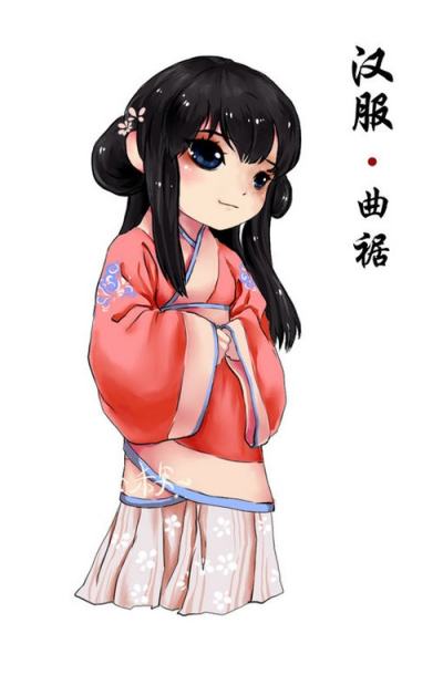 请继续欣赏温文儒雅的汉朝服饰 汉服曲裾 图07 汉服&