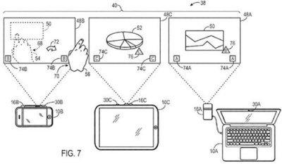 苹果新专利获批! 嵌入手势投影及CAD帮手