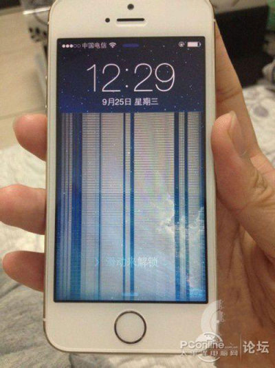 友爆iPhone5s花屏门 iPhone5s花屏怎么办?_