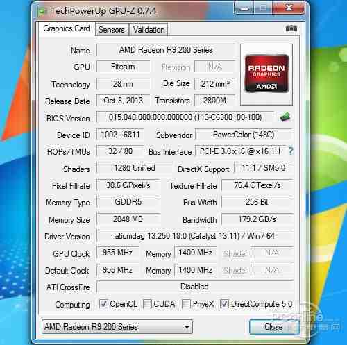 正文r9 270参数规格 应用gpu-z 0.7.