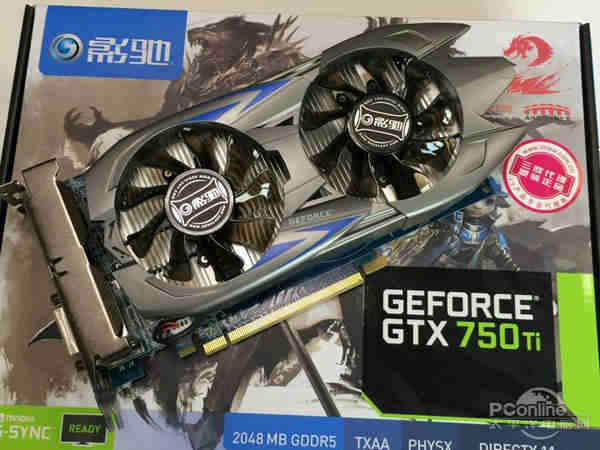 千元档游戏悍卡 影驰gtx750ti大将1099元