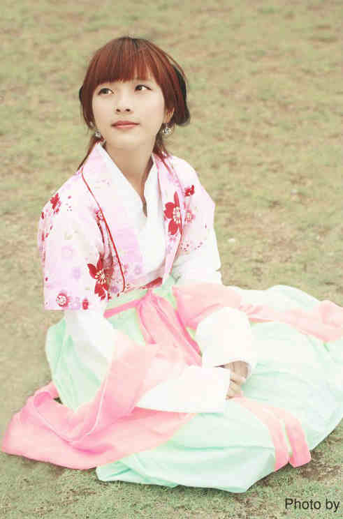 ps教程:ps将古装美女转成工笔画手绘图片