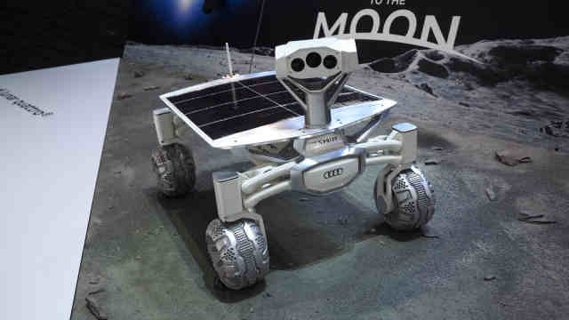 奥迪合作打造科技月球车
