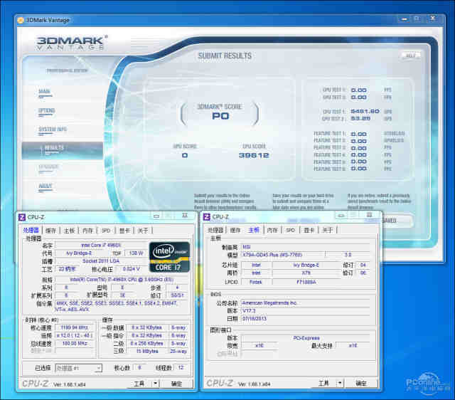 Core i7-4960X默电超频测试-太平洋电脑网