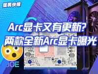 Arc显卡又有更新？两款全新Arc显卡曝光