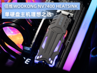 单硬盘主机理想之选，佰维WOOKONG NV7400 HEATSINK上手体验